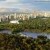 Great, green heart of a city.  Chapultepec Park, Mexico City