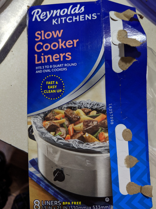 Slow cooker liner