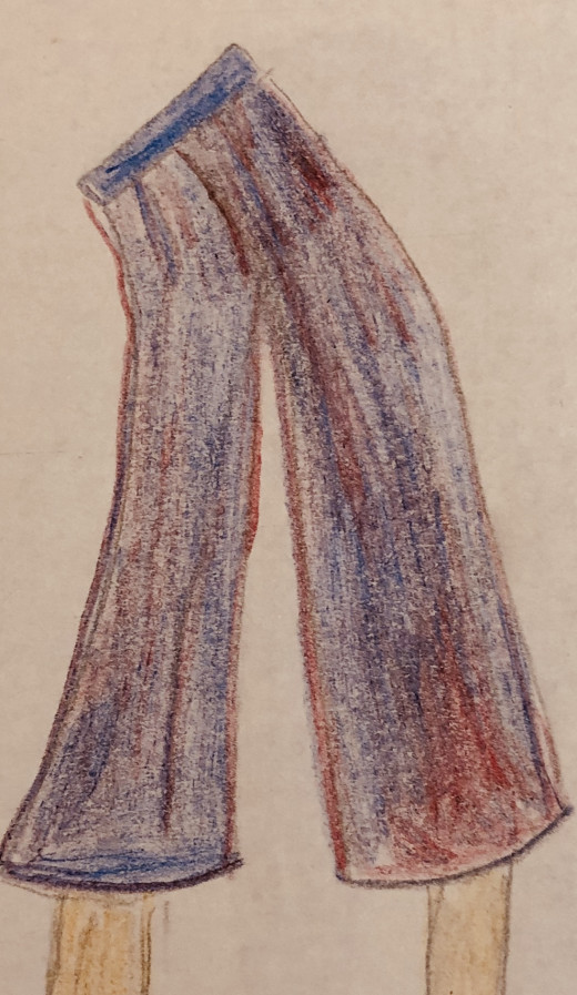 Illustration of jeans