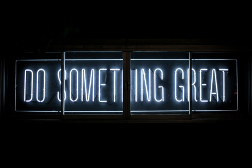 Accomplish great things in life