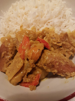 Quick Dinner Curried Sausages Recipe