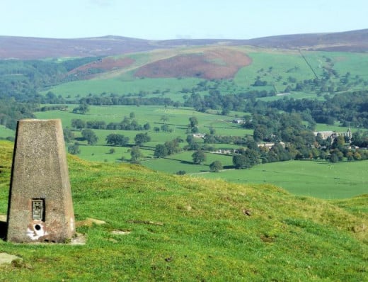 The 'Trig point', Haw Pike