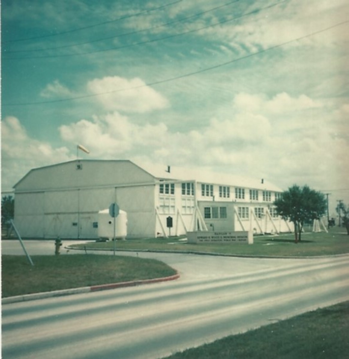 Hanger 9, the Edward H. White II Memorial Museum, Brooks AFB, TX, 1977.