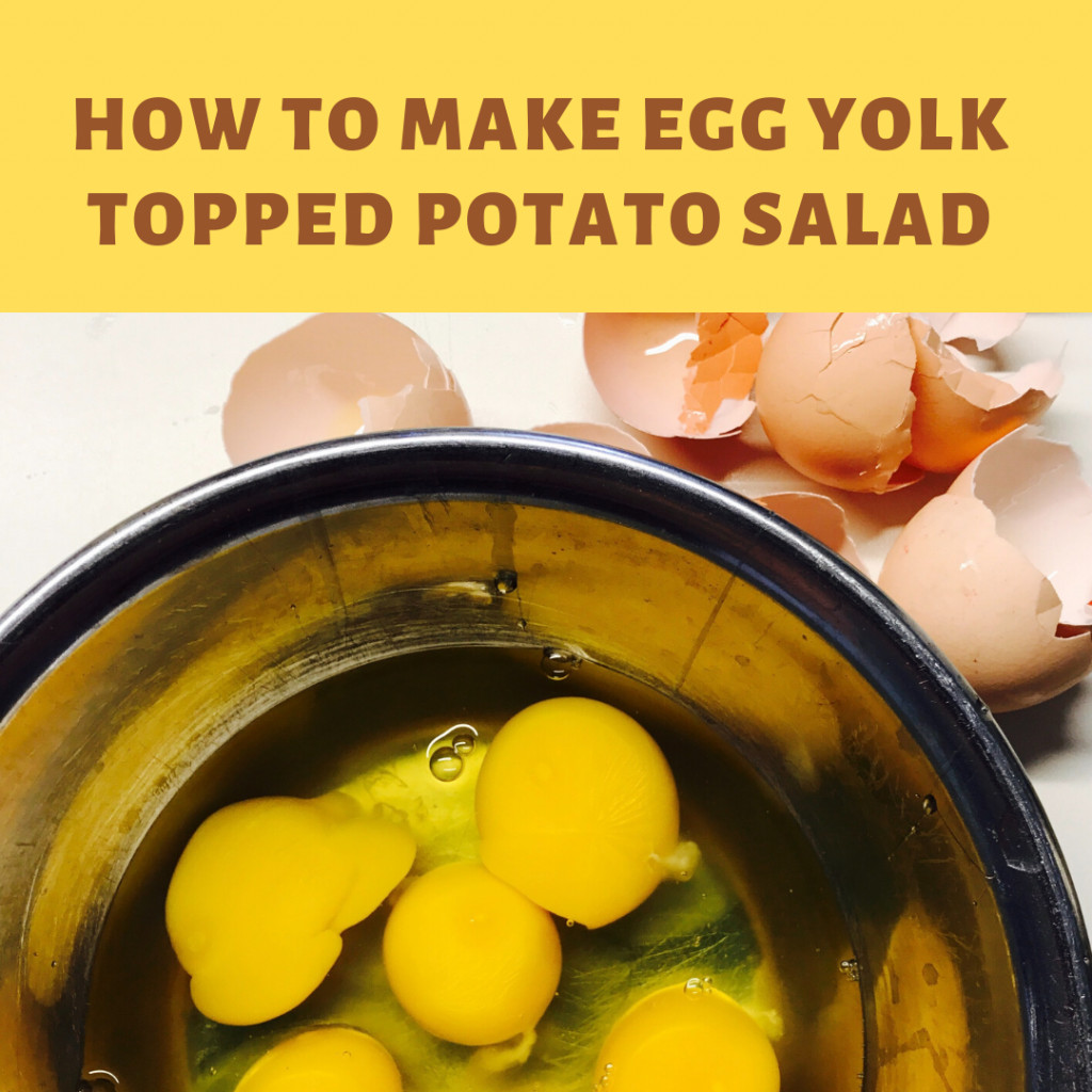 Egg Yolk Topped Potato Salad Delishably