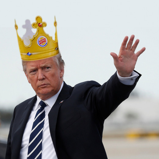 His Majesty Burger King Trump