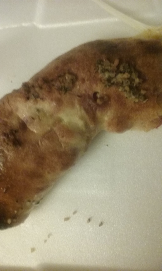 We started broadening our horizons with food menu options that we choose from Homeslice Pizza Restaurant in Greensboro, NC and we tried a stromboli!