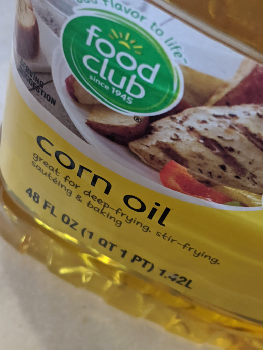 Some corn oil