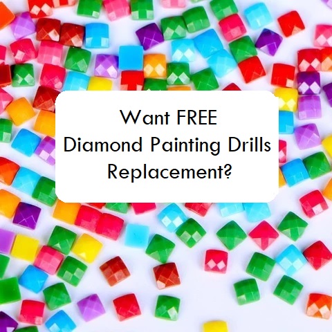 FREE diamond painting drill replacements