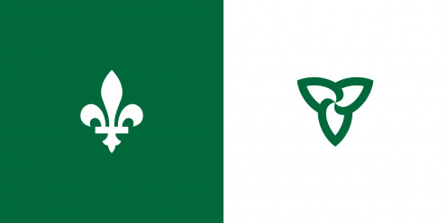 Franco-Ontarian Flag ; Government of Ontario, Office of Francophone Affairs