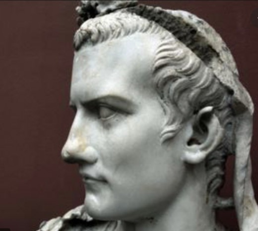 Emperor Caligula, his ancestors and those who followed were mostly clean shaven.  They used shaving knives and barbers