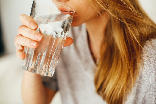 Drinking sufficient water is good for health