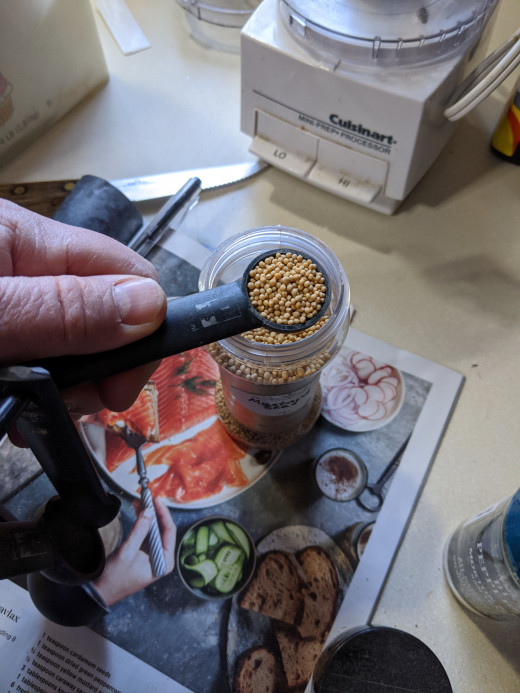 Mustard seed in Teaspoons