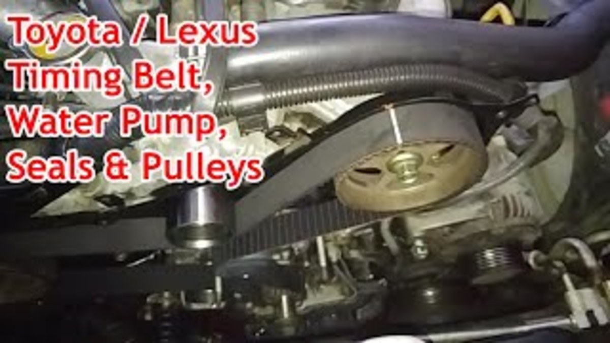 Toyota Avalon V6 1MZFE Timing Belt, Water Pump, and