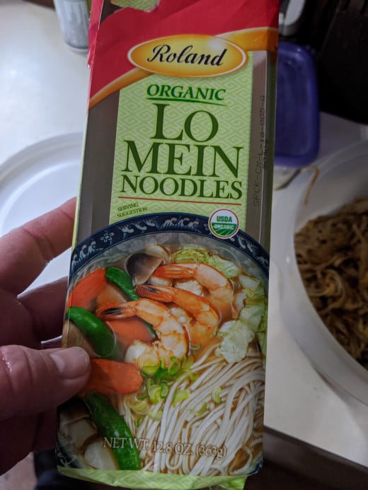 Noodles. Warning: noodles aren't loose.