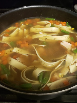 Sassy Chicken Noodle Soup