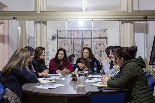 The Lebanese Women’s Democratic Gathering (RDFL) is one of the groups spreading awareness about women’s rights and helping those living in difficult conditions during the crisis. (Supplied)