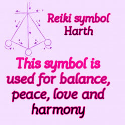 Reiki Symbol Harth the symbol of balance peace love and harmony and is used for any type of Addiction