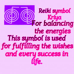 Reiki symbol Kriya for balancing the energies and fulfilling the wishes