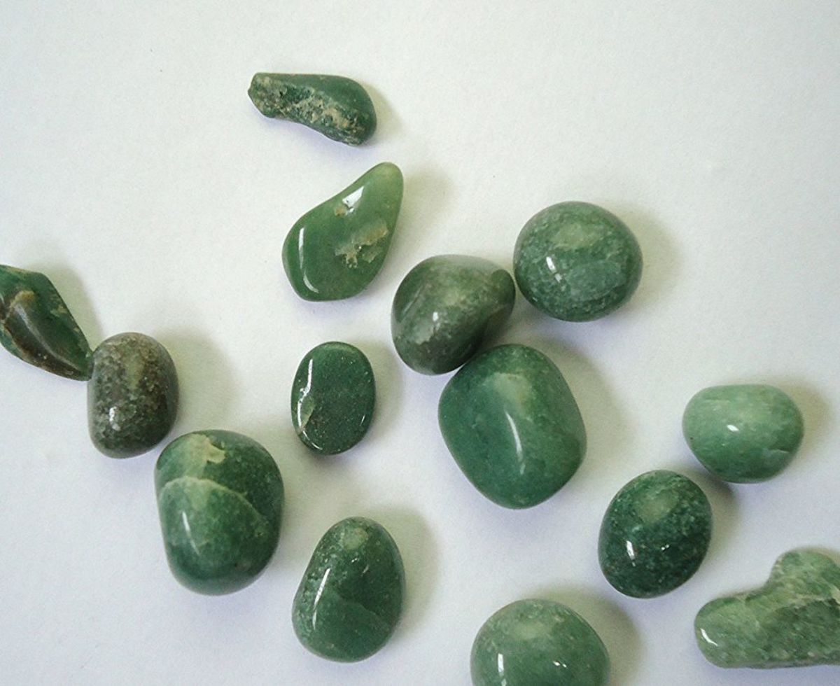 Green aventurine has a reputation for being a highly lucky crystal.