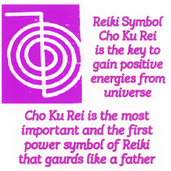 Reiki symbol Cho Ku Rei is the key to gain positive energies from Universe and heal yourself and others