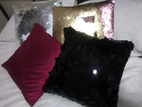 Kmart's affordable glamorous cushions