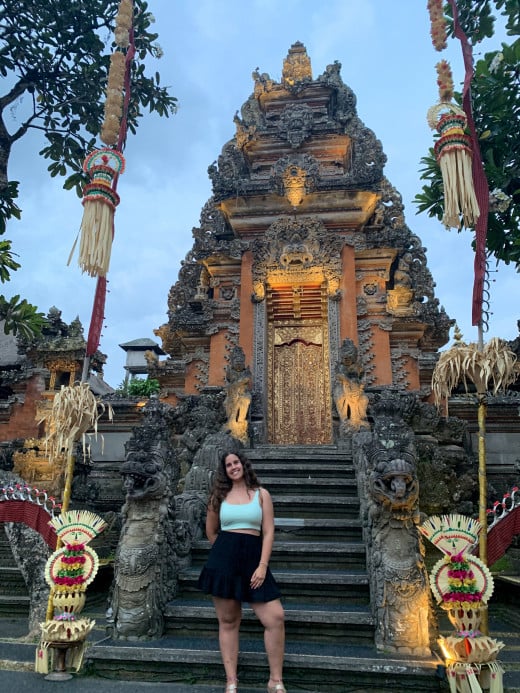 An untouched image of me in Bali