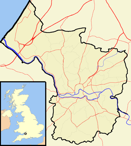 Bristol outline map