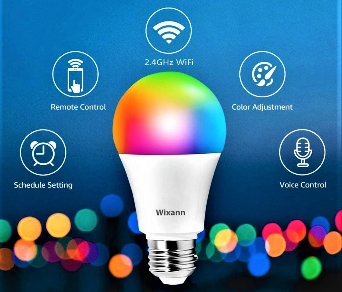 Wixann 9W Smart LED Light Bulb Review: Cheap Color Bulbs ...