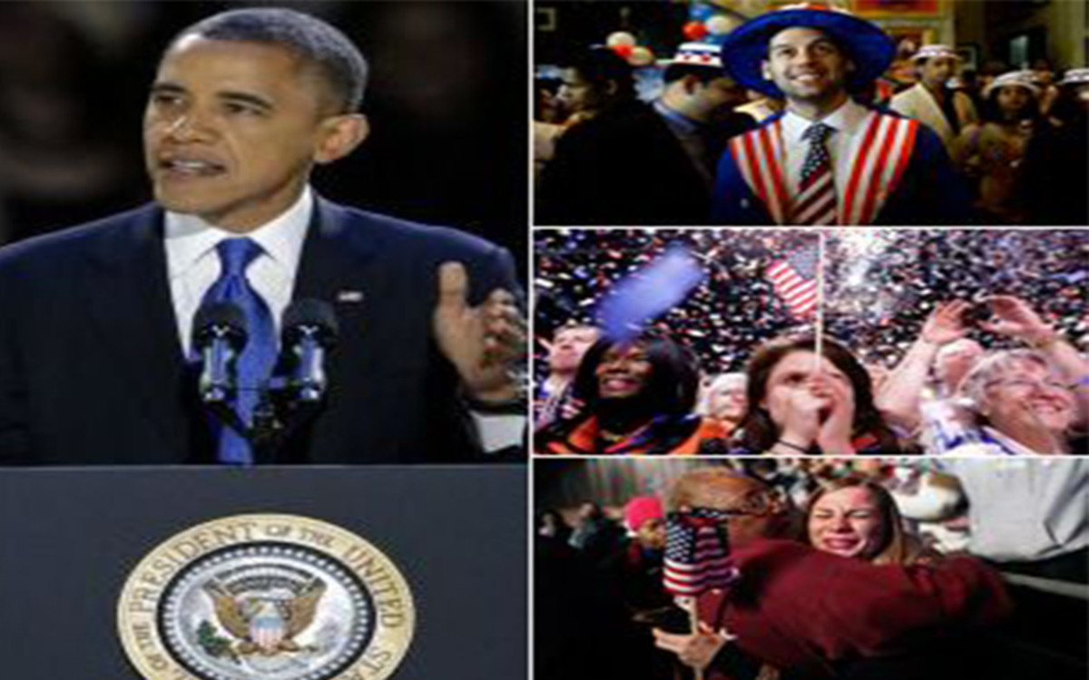 November 2012: Obama Re-Elected second term as the President of the United States of America