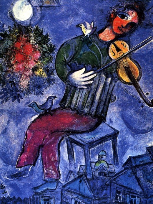Painting by Marc Chagall, himself from a poor East European village much like Anatevka