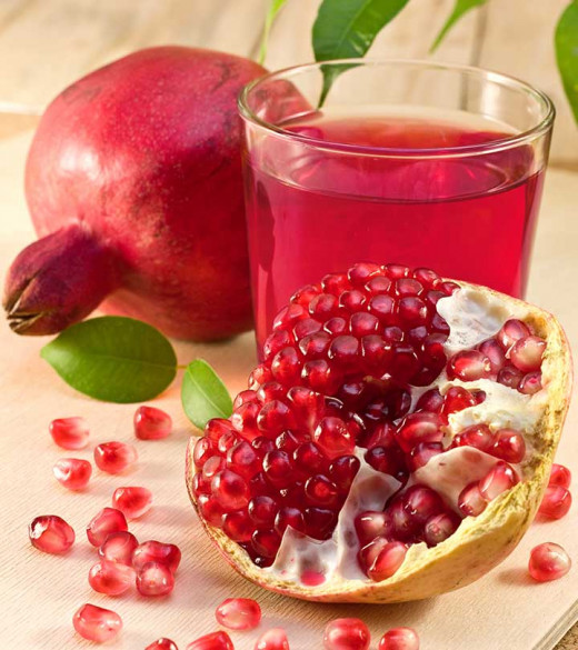 Pomegranate Juice keeps arteries healthy