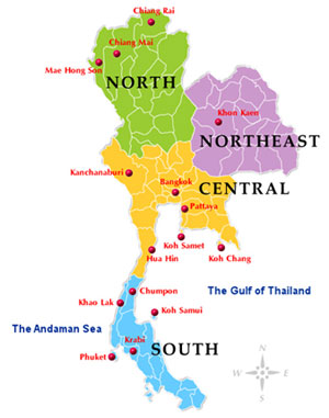 Thailand Regions