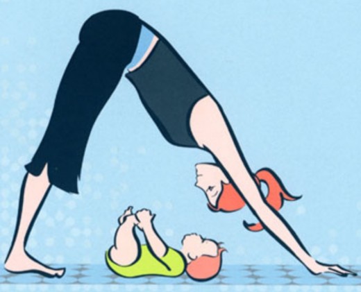 You will stay in good shape by breastfeeding your baby.