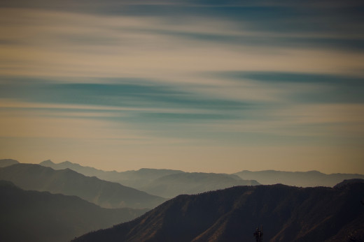 Evening sky in Shimla