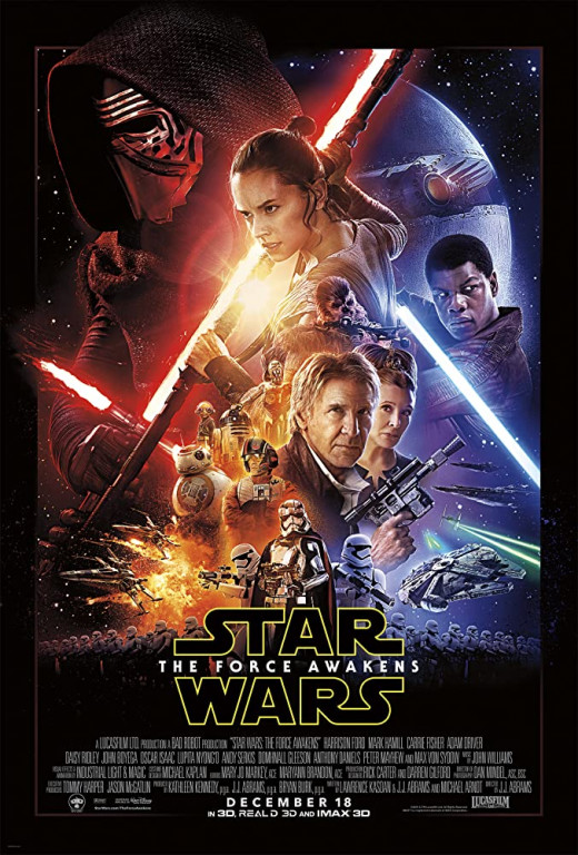 Even the poster is a copy of older Star Wars posters. 