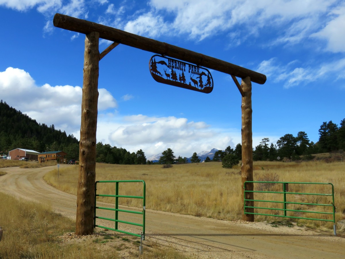 Colorado'daki Hermit Park Ak Alanna giri
