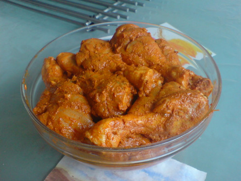Marinate Chicken Pieces