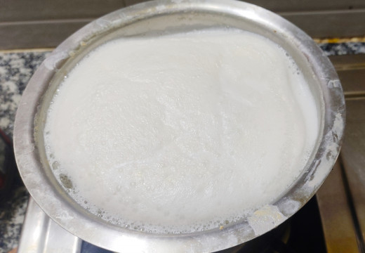 Formation of milk skin 