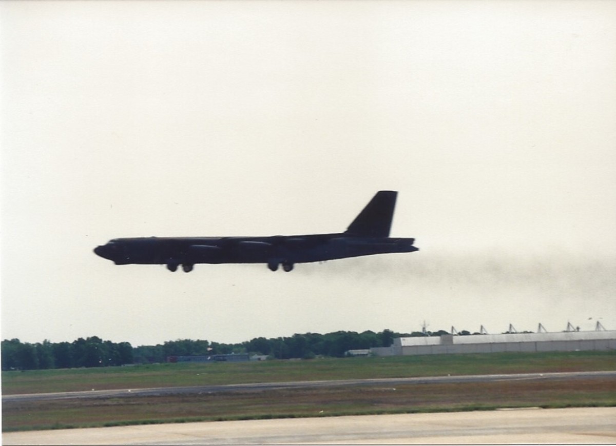 B-52 at Joint Base Andrews, May '91.