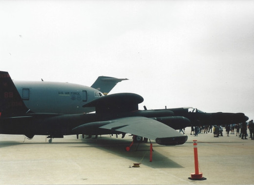 A U-2 at Andrews AFB, MD.