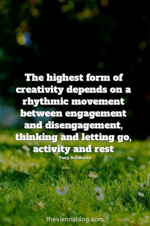 Ebb and flow of your creative juices is normal and natural. Let it be, and enjoy the rest periods, as they lead to creative blossom periods.