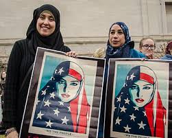 Women fighting for their representation, not as religious people, or women, but as humans.