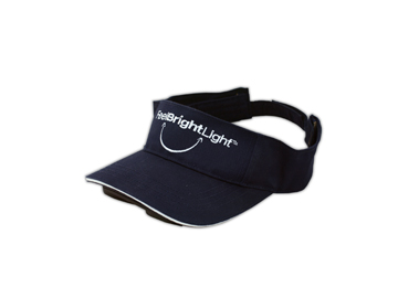 A light visor can improve your mood and beat the blues!