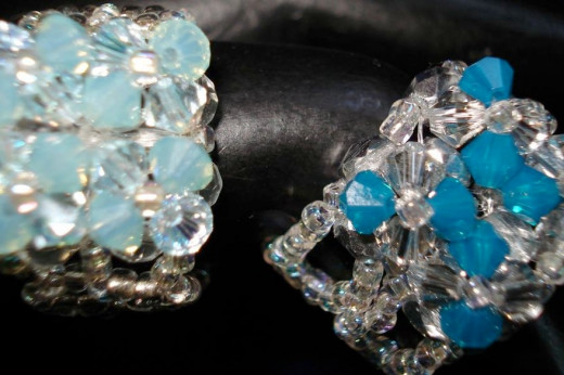 See how to make this Swarovski crystal ring