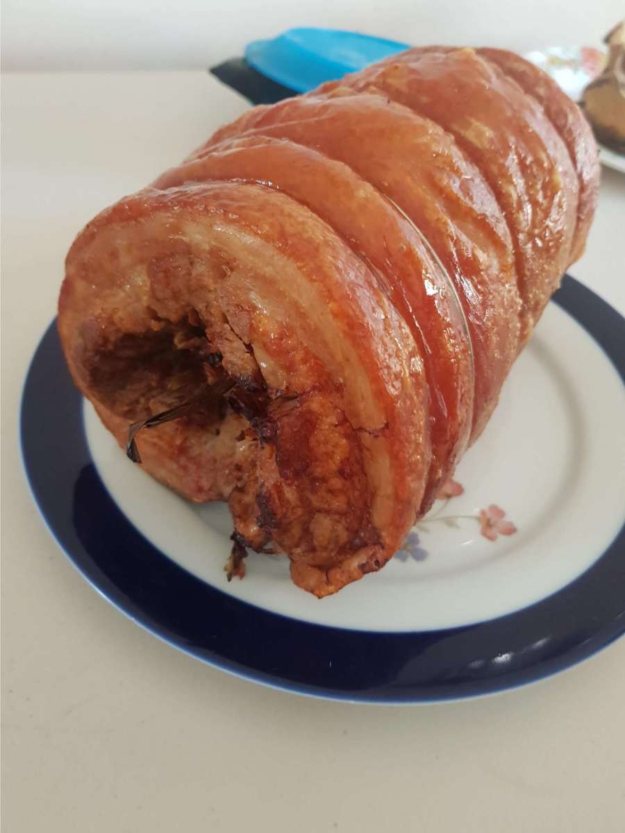 This Lechon Belly was cooked during our Fathers Day celebration at home!