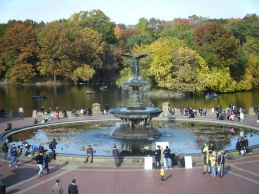 The Angel of the Waters Fountain, Central Park New York City