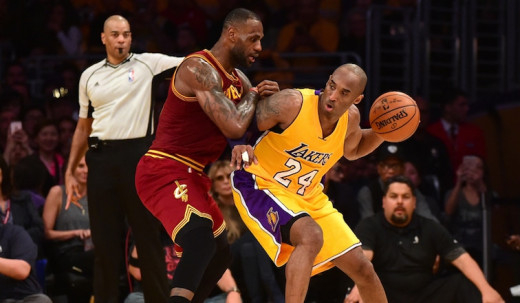 Kobe Bryant faces the Cavs one last time. 