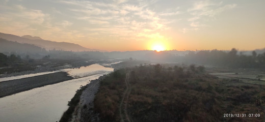 Sunrise View from River