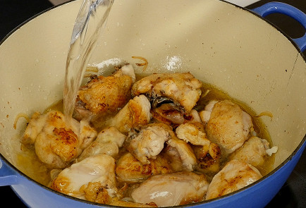 Fill with water, add lemon juice, salt, pepper, cinnamon and cloves