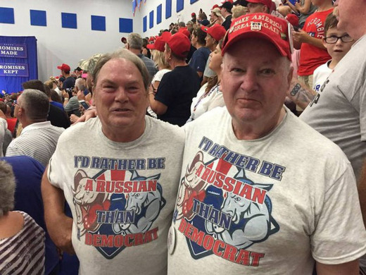 Two Donald Trump supporters fully supporting Russia's interference with our election.